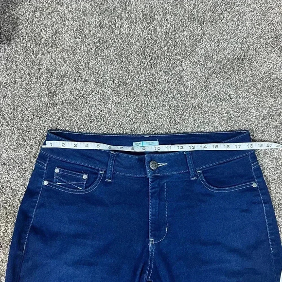 Riders by Lee denim skinny jeans blue  mid rise pockets stretch plus size 16 - Picture 4 of 6